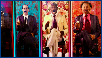 Fabrica de Arte Cubano Art Egg Men painting